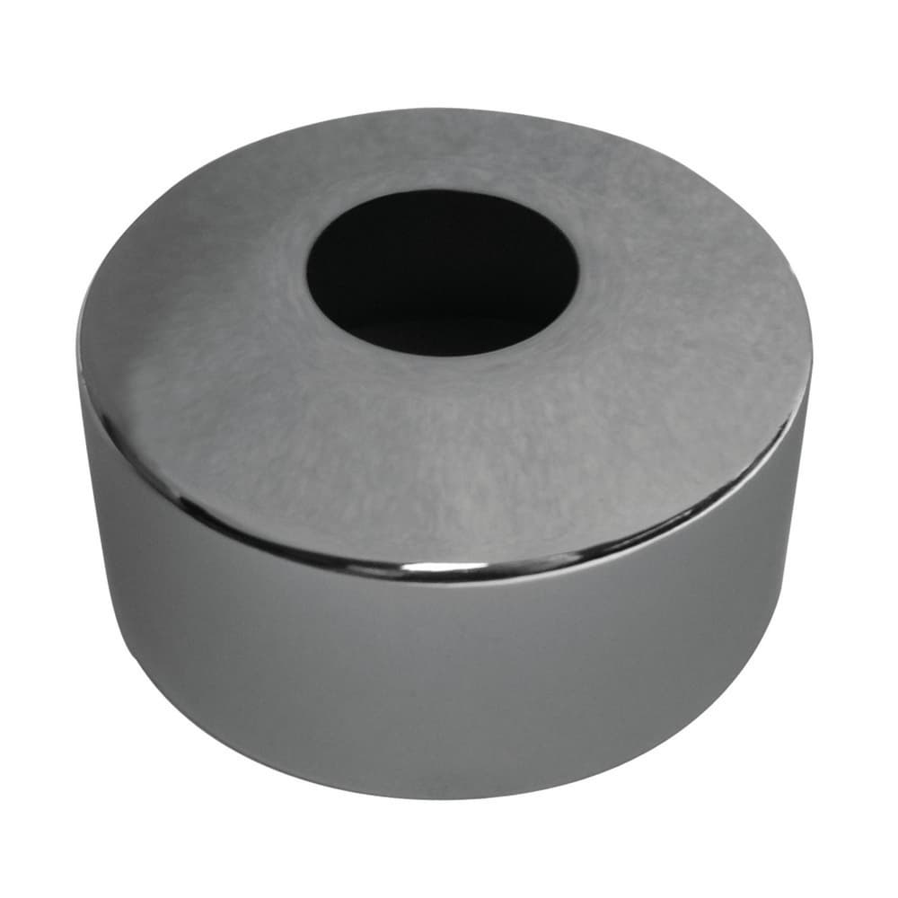 rosace chromé inox 1/2" hauteur 30 mm