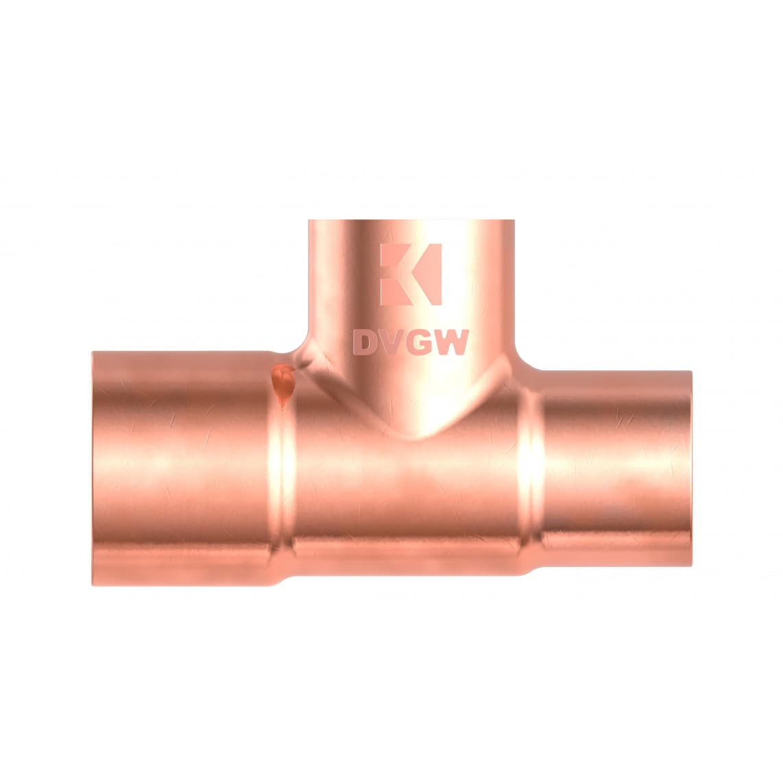 98927223 CU Té de réduction, vierge, 18 mm x 15 mm x 15 mm, 3 manchons (5130)