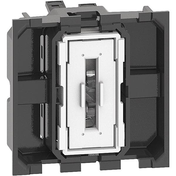 LNow interrupteur unipolaire 10AX bornes automatiques - composable - 2 modules