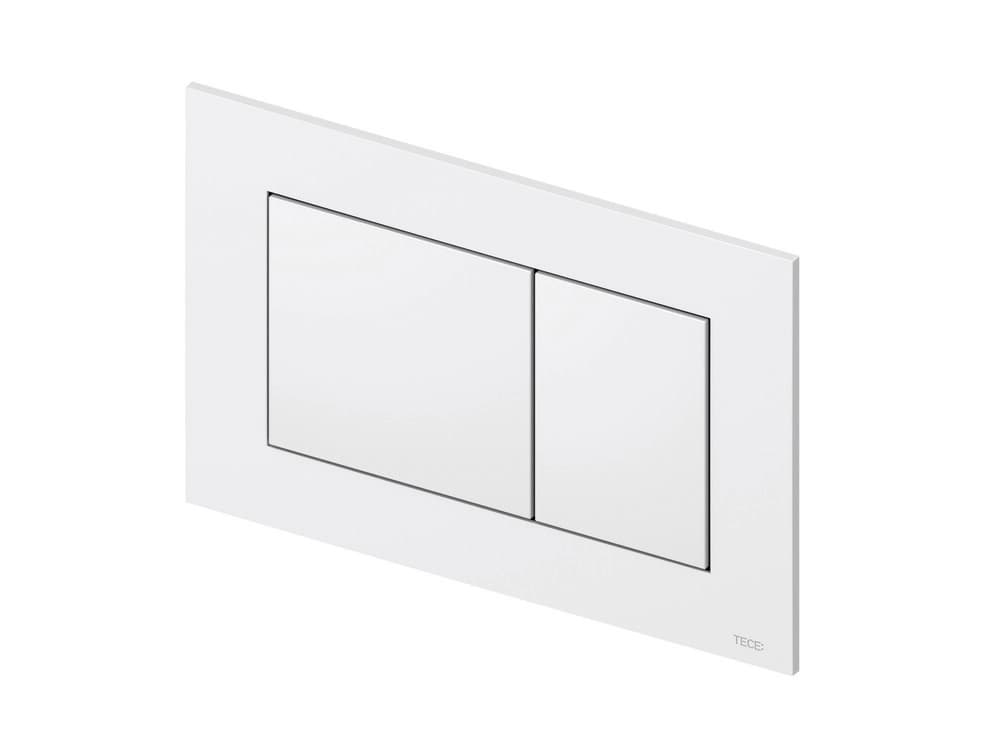TeceNow plaque de commande rinçage duo blanc