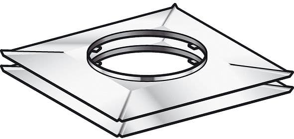 PLAQUE D'ETANCHEITE HAUT-BAS CONDENSEUR POUJOULAT 350x500 180MM