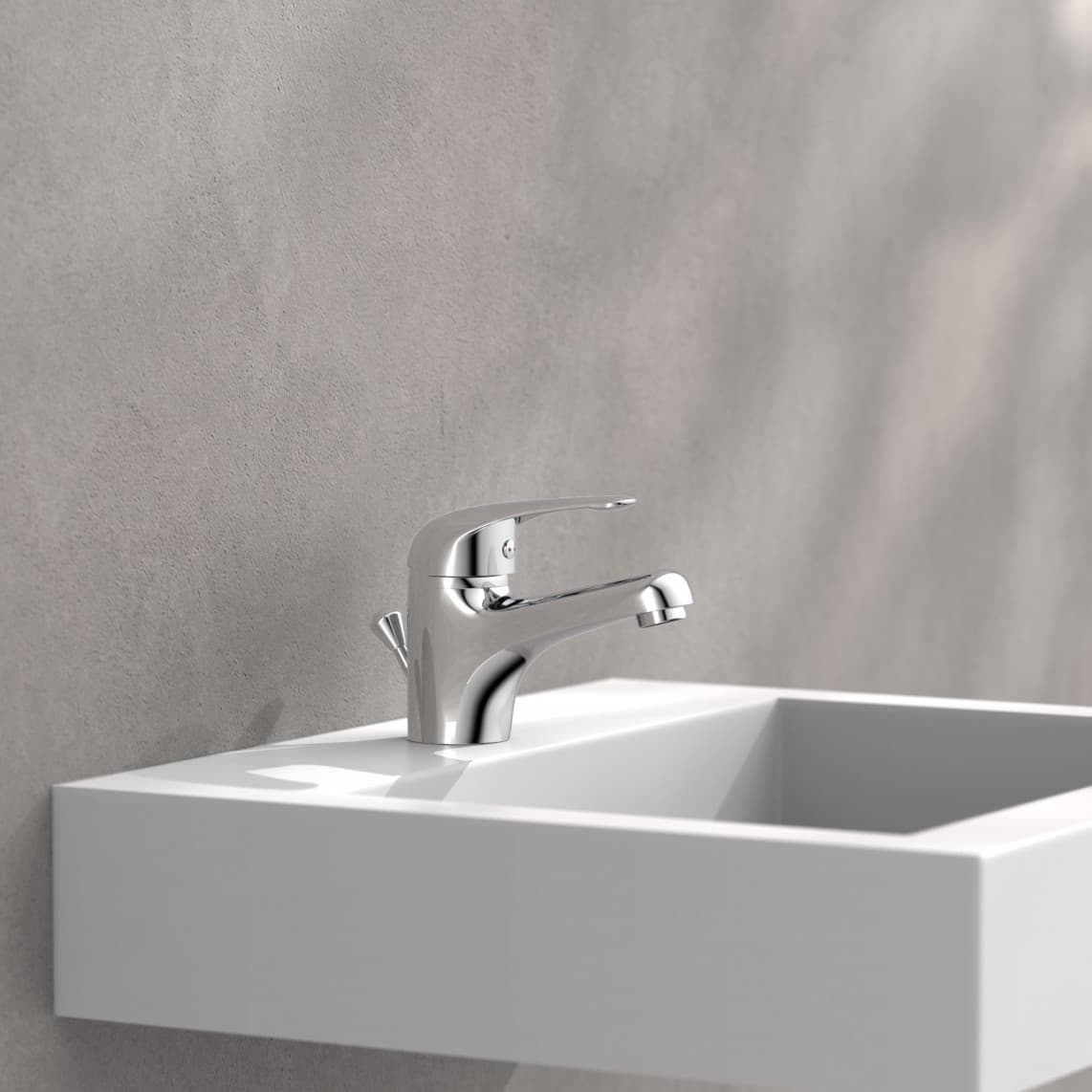 77115 MAGNA Mitigeur lavabo basse pression, chromé