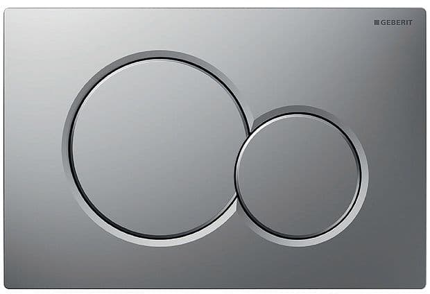 PLAQUE DE COMMANDE 2 TOUCHES SIGMA01 CHROME-MAT