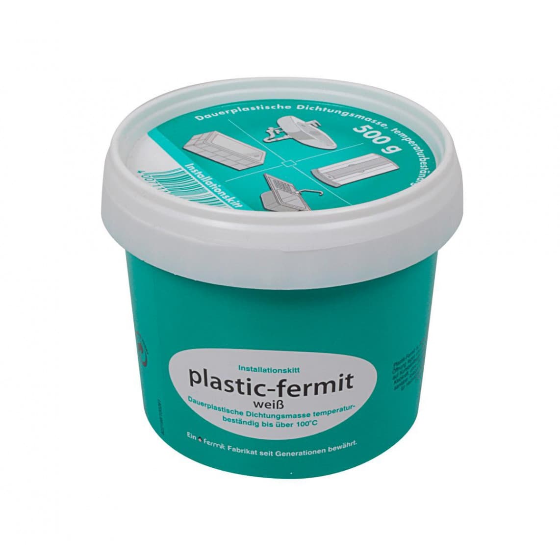 98689000 Plastic-FERMIT, 500 g, en boîte