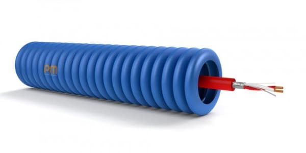Tube précâblé alarme 8 x 0.22 diamètre 16mm full Lsoh en rouleau de 100m classe CPR: CCA s1d1a1