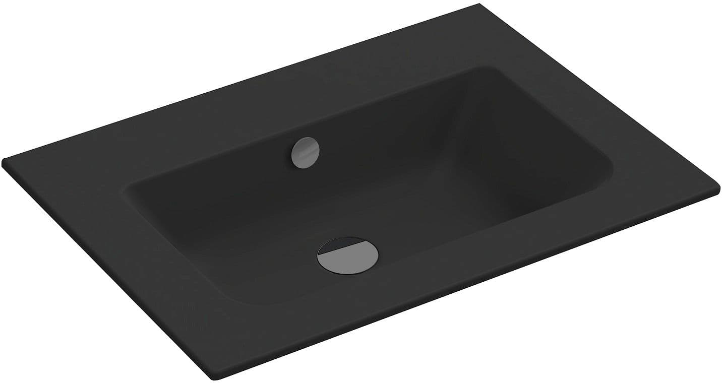 LAVABO ALANO CATALANO CATAGLAZE+ 62X46CM PORCELAINE NOIR MAT