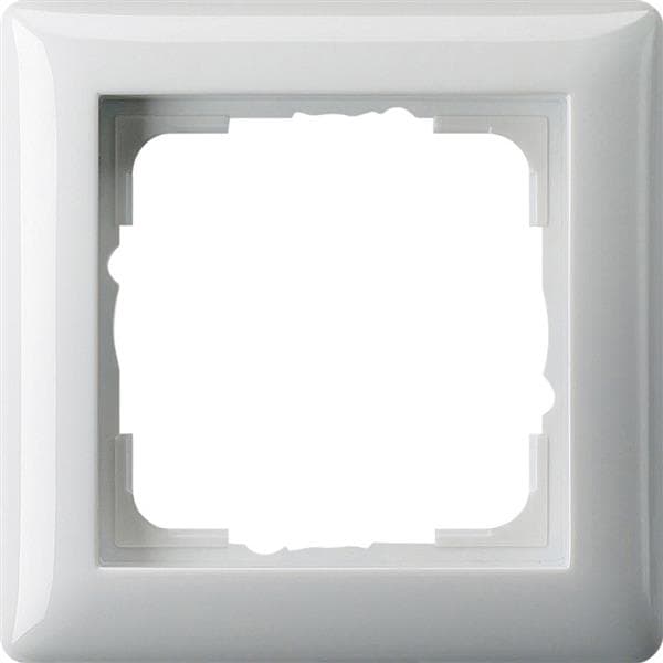 Cadre de finition Gira standard 55 Blanc brillant