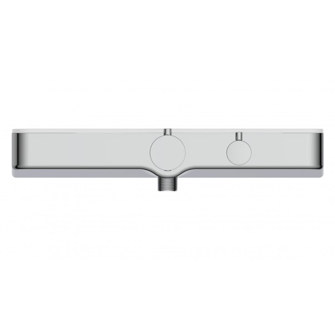60535 OCEAN Mitigeur thermostatique de douche, chromé/blanc, avec tablette
