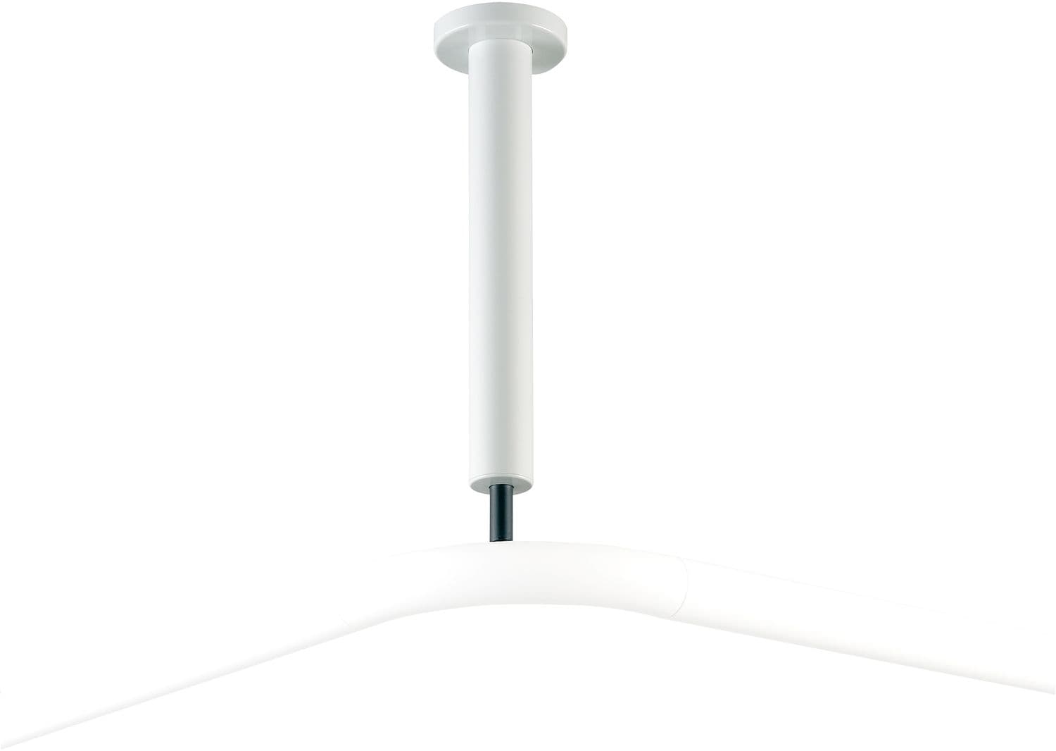 SUPPORT PLAFOND HEWI 801 50CM BLANC