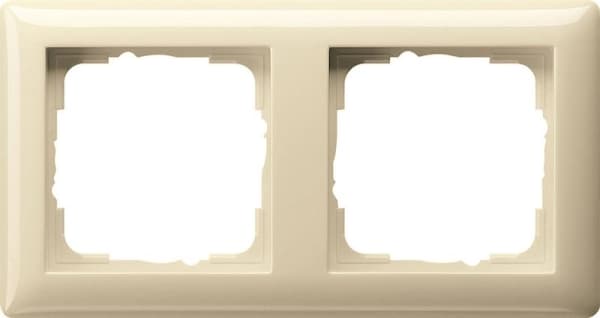 Cadre de finition Gira standard 55 Blanc crème brillant