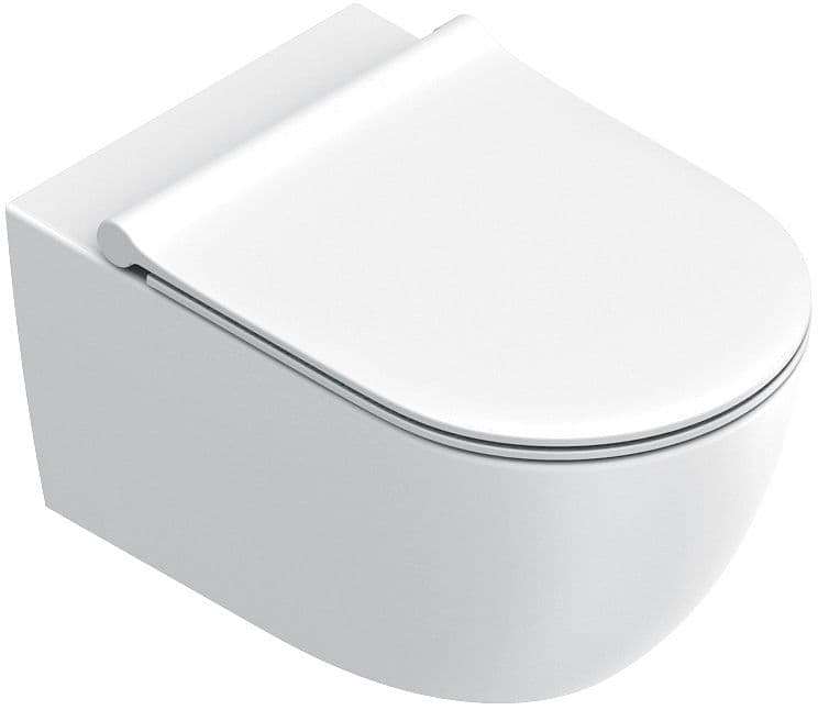 WC SUSPENDU SFERA 55 CATALANO CATAGLAZE+ FIXATION INVISIBLE SILENTECH BLANC MAT
