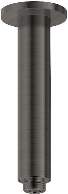 BRAS DE DOUCHE PLAFOND UNIVERSEL NOBILI ROND 1/2"-15CM GRAPHITE BROSSÉ