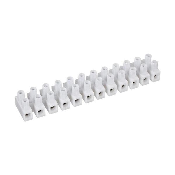 Barrette de connexion 2.5 - 4mm² 24A 450V polypropylène Blanc