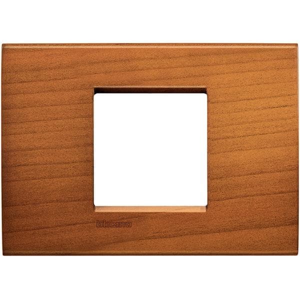 LivingLight - plaque rectangulaire large 2 modules Cerisier américain