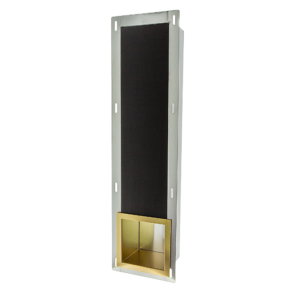 Aloni Separate insert for reserve roll door - brushed gold