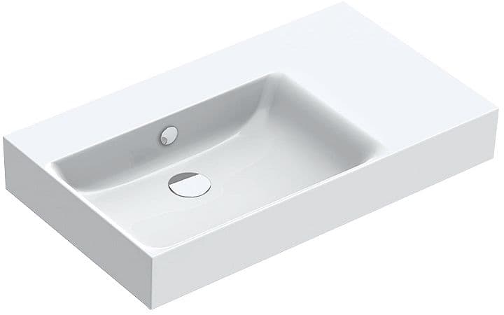 LAVABO PREMIUM CATALANO CATAGLAZE+ 80X47CM GAUCHE BLANC