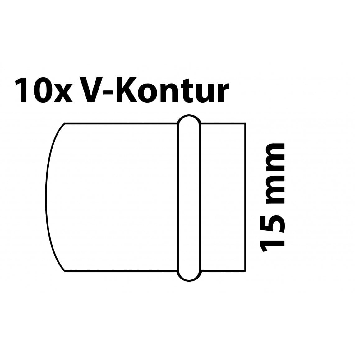 988620164 CU bouchon, vierge, 15 mm, 1 manchon, (P5301) (10x)
