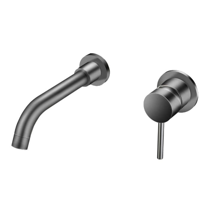 Aloni Mixer Tap Washbasin Wall - Grey Bronze