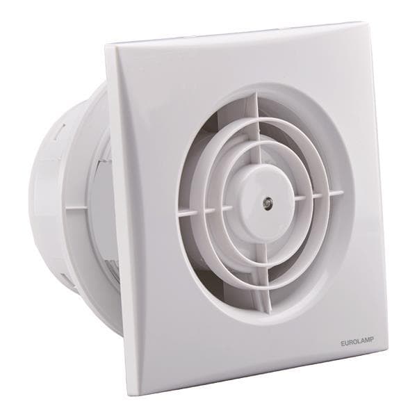 Extracteur de salle de bain extra plat 12W 130m³ / h 82 x 150mm diamètre 101mm avec clapet anti reto