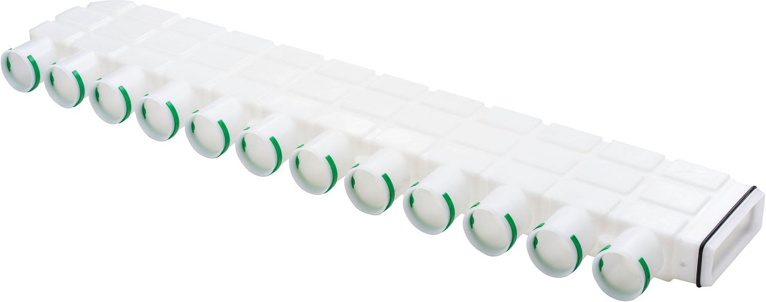 COLLECTEUR POUTRE SOL POUR GAINES D'AIR POUR BETON VASCO 12X75MM