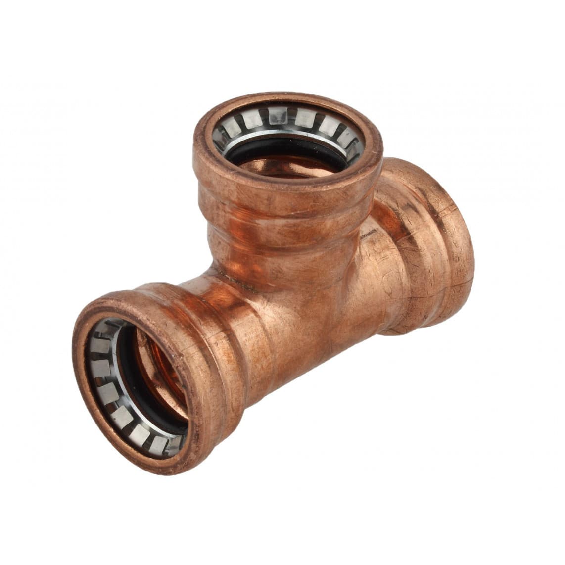 989473217 CU pièce en T, vierge, 18 mm, 3 manchons, (S130),
