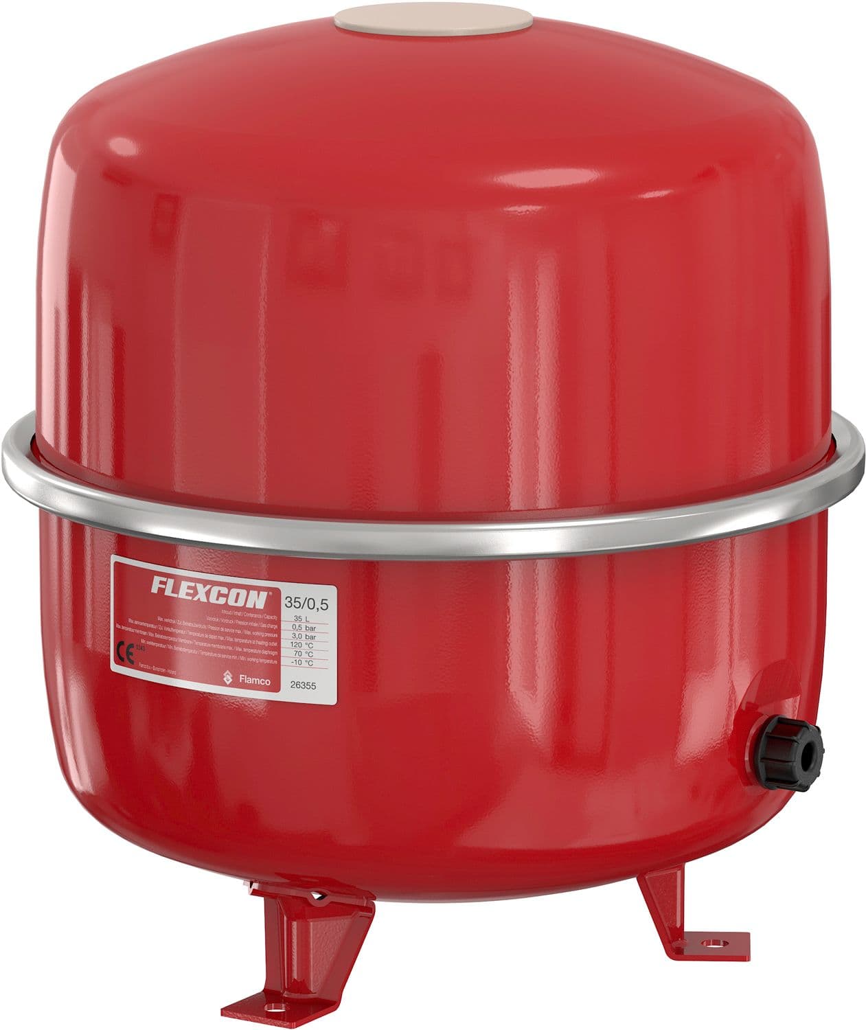 VASE D'EXPANSION CHAUFFAGE CENTRAL FLEXCON FLAMCO 35 1,5KG