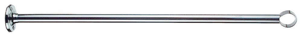 Support plafond 400mm pour porte-rideau D25 Forme Lbarre D20mm laiton chromé