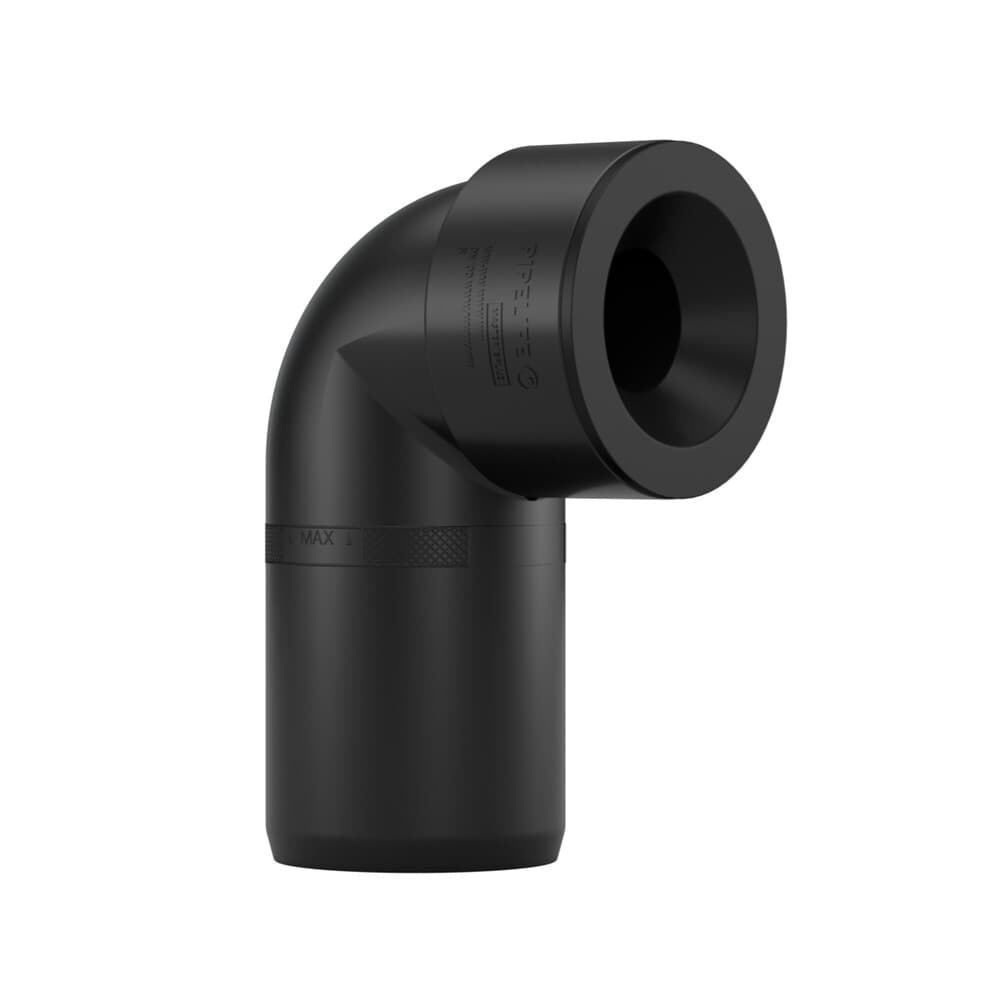 PP Master 3 coude siphon 90° diamètre 32  M-F noir