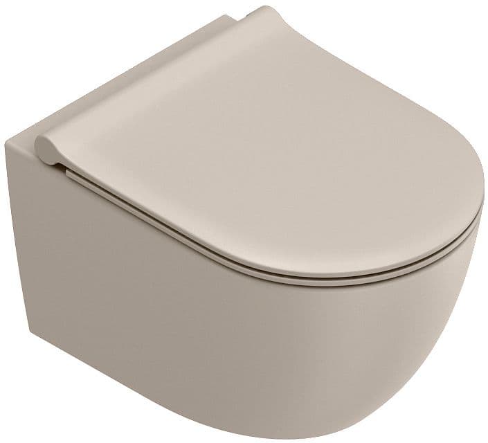 WC SUSPENDU SFERA 50 ORIGINAL CATALANO CATAGLAZE+ FIXATION INVISIBLE SILENTECH SETA SATINATO