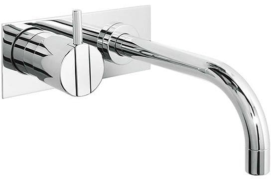 MITIGEUR LAVABO MURAL VOLA 160 POIGNEE GAUCHE+PLAQUE CHROME