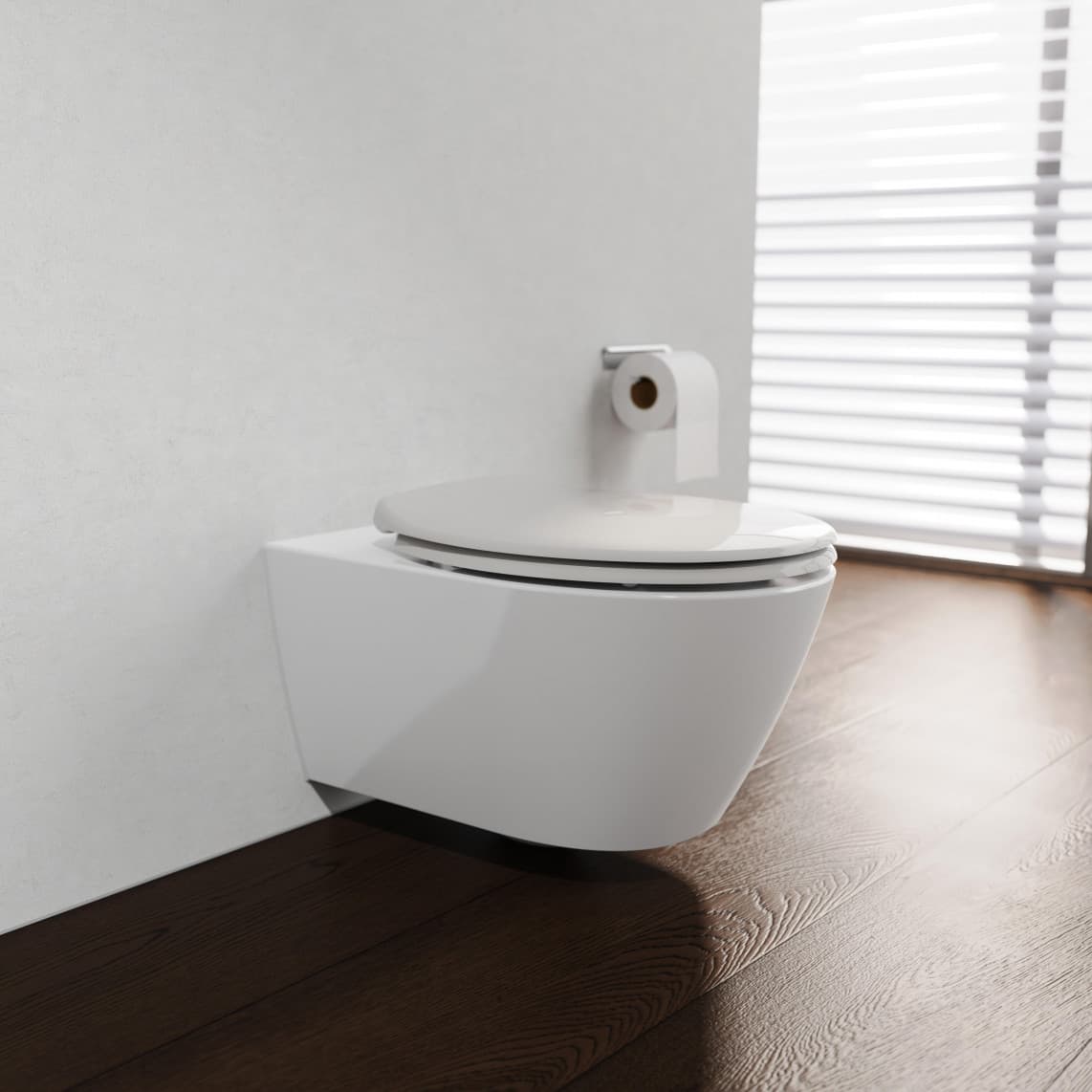 82650 Abattant wc en duroplast WHITE, PREMIUM, avec frein de chute