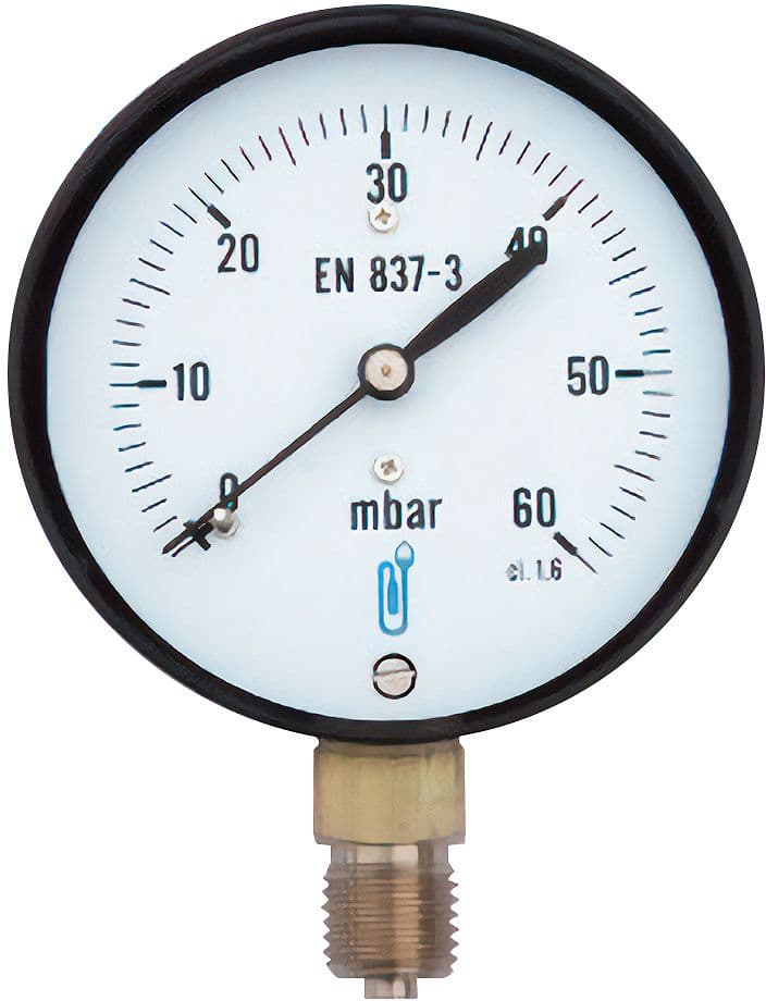 MANOMETRE 1/4" 0-100MBAR SOPER