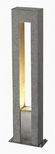 Arrock arc Gu10, borne, granit , Poivre & Sel Gu10, maximum 35W