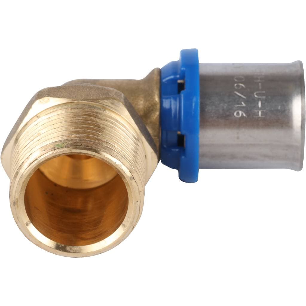 Elleboog 90° 20MM-3/4"M ALUPEX