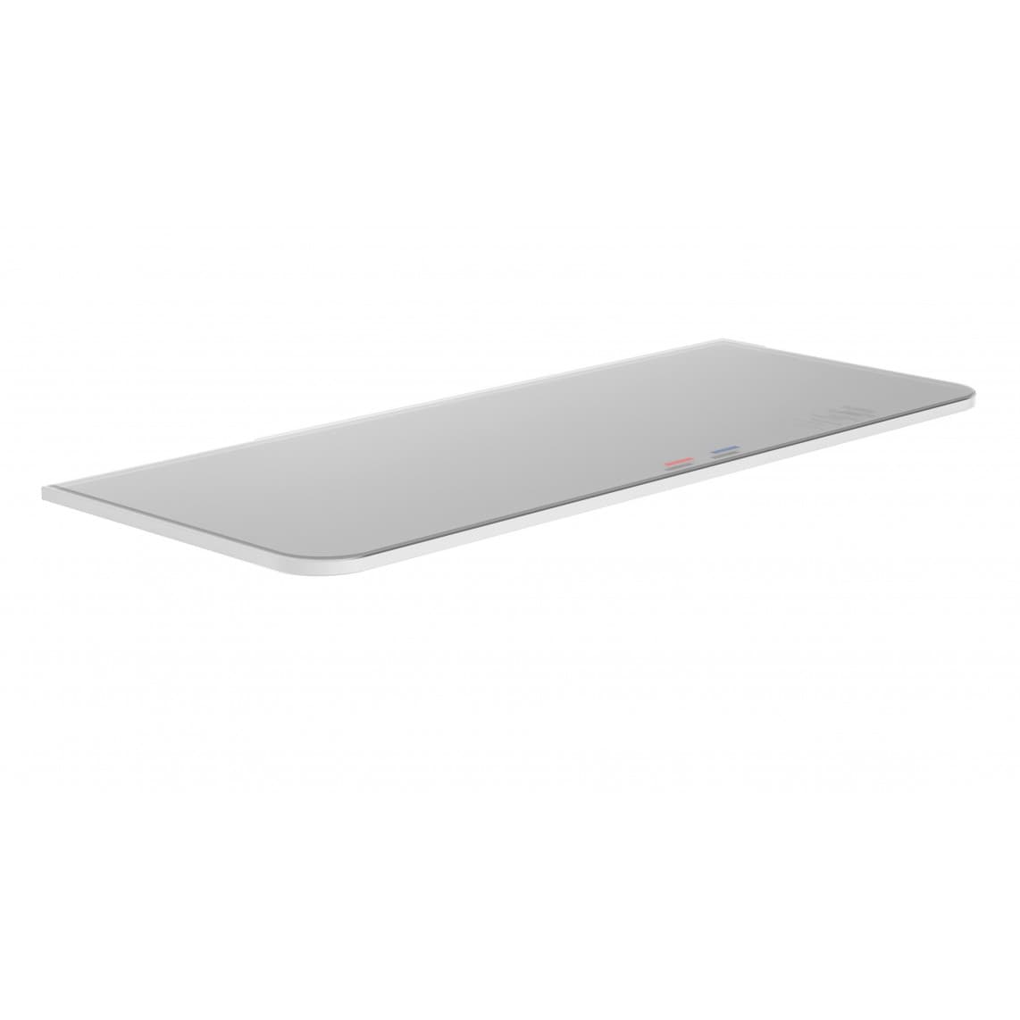 02256 Tablette en verre, blanche, par ex. pour 60535