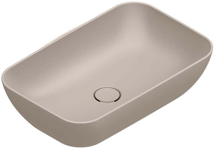 VASQUE A POSER GREEN CATALANO CATAGLAZE+ 60X38 H15 SANS TROP-PLEIN SETA SATINATO