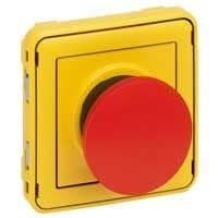 Plexo coup de poing impul 10A 250V composable Jaune