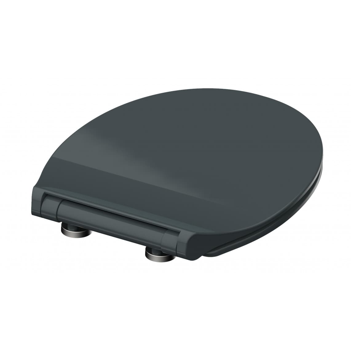 82704 Duroplast Toilet seat SLIM ANTHRAZIT, with soft close and quick release