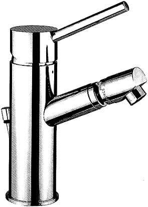 MITIGEUR DE BIDET NORDICA FERMETURE AUTOMATIQUE CHROME