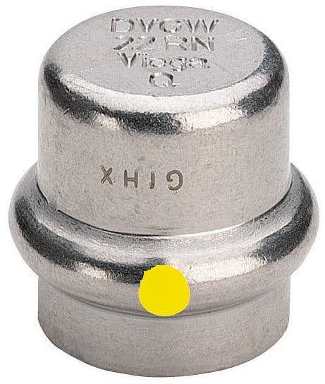 BONNET 15MM SANPRESS INOX GAZ VIEGA