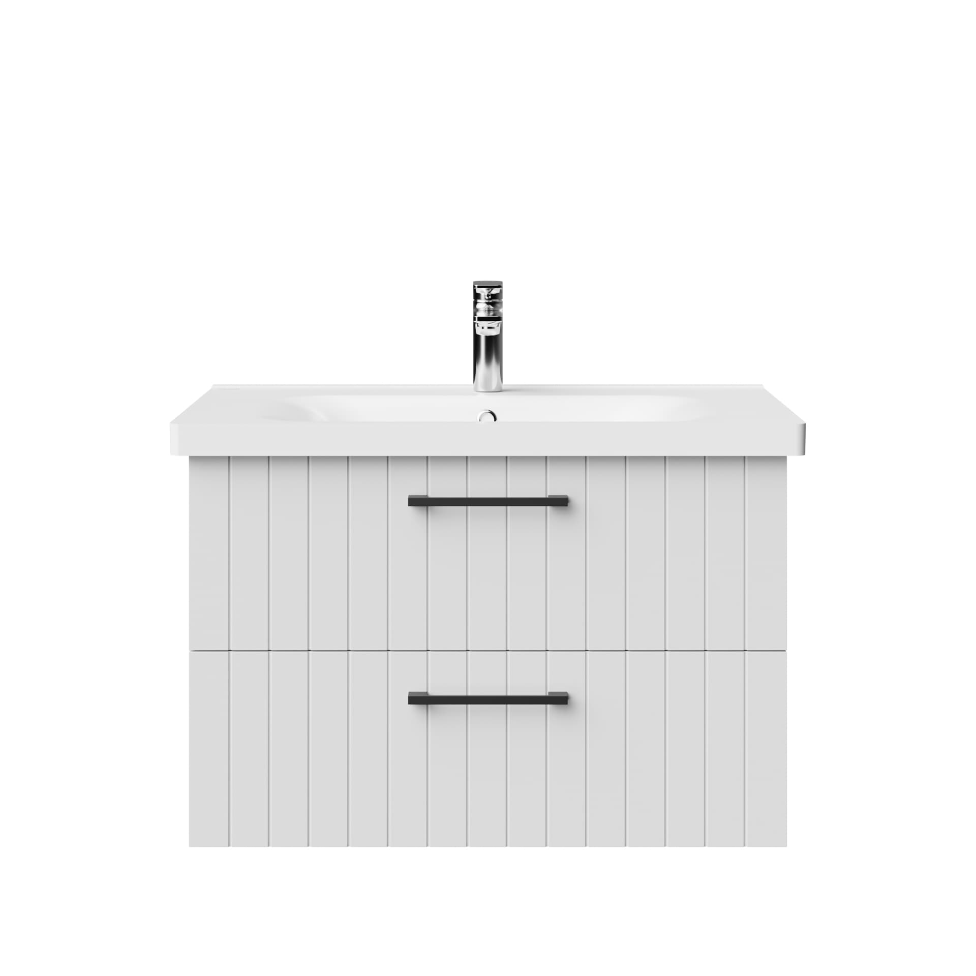 Creavit D10 Meuble Sous lavabo avec 2 tiroirs 80 cm - blanc