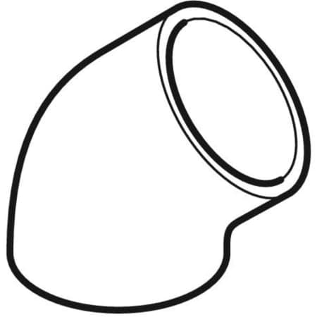 Coude de raccordement Pe Geberit pour joint 50-58MM