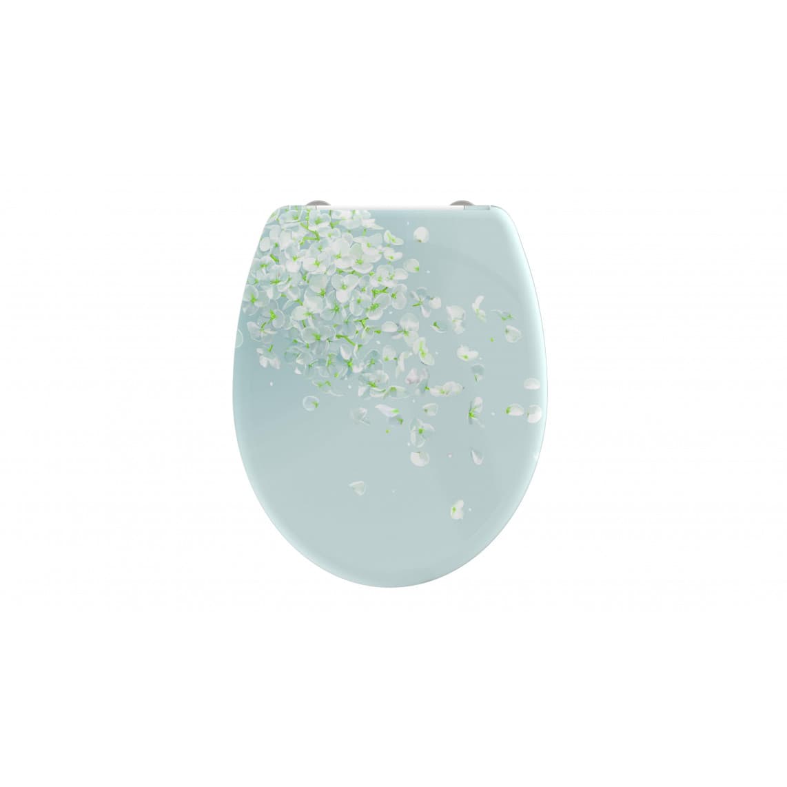 82381 Duroplast Toilet seat FLOWER IN THE WIND, with soft close and quick release