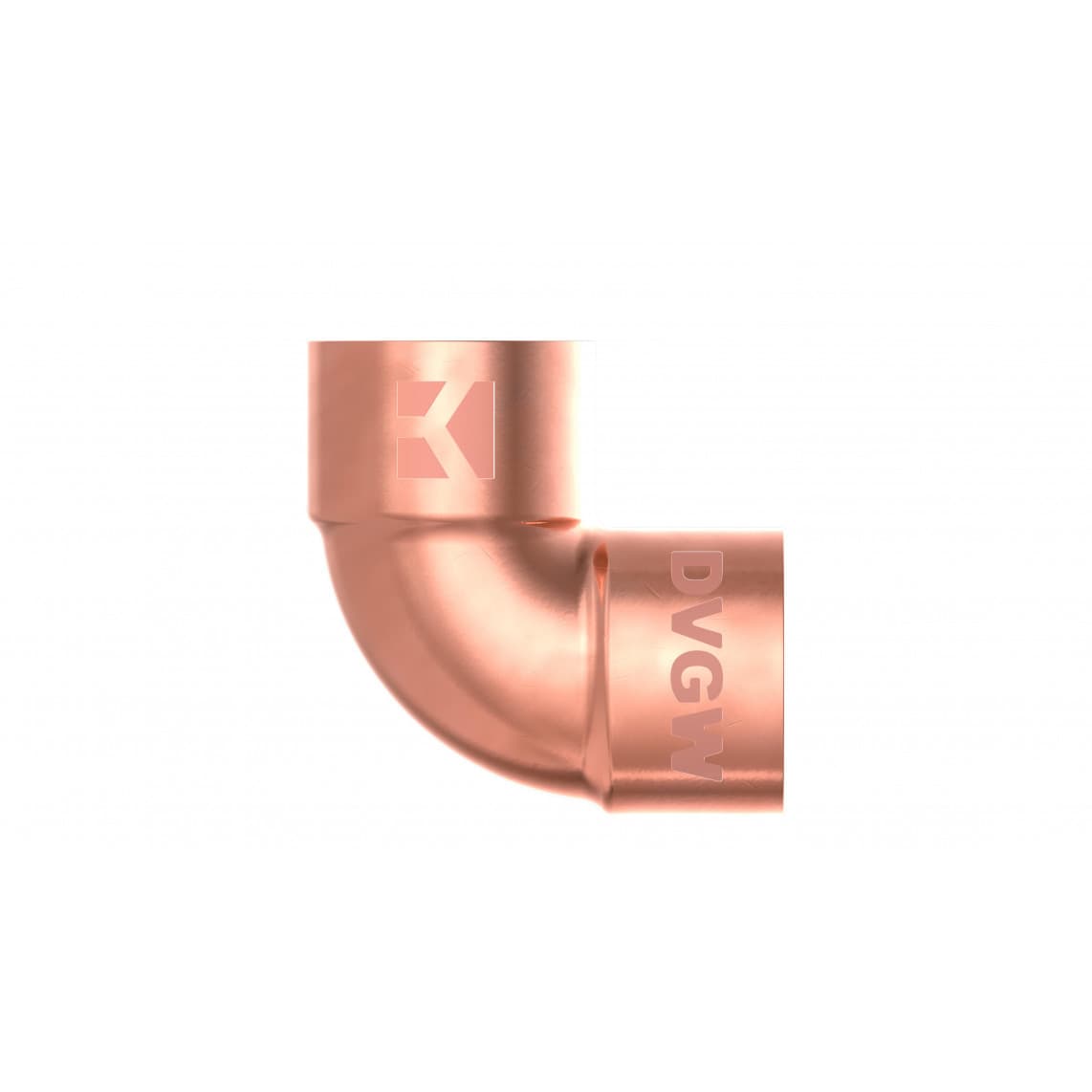 989032055 CU coude 90°, vierge, 12 mm, 2 manchons, (5090)