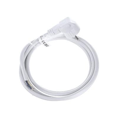 Cordon H05VV-F 3G1.5 - Blanc - 3m