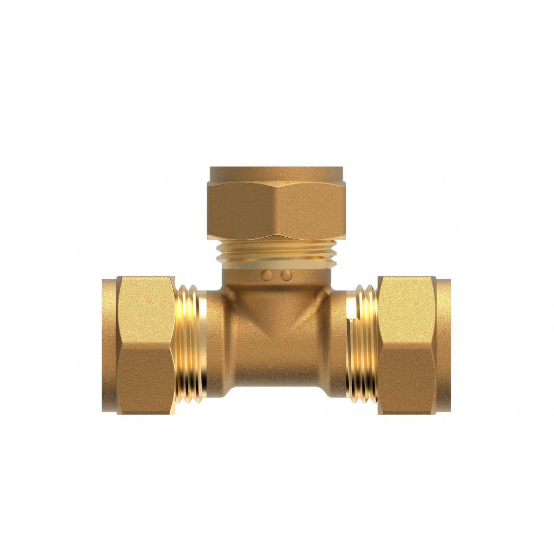 989453217 LT pièce en T, vierge, 15 mm, raccord à serrer pour tube en cuivre