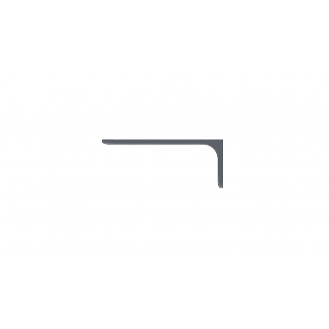 BA0954 Tablette de douche, Anthracite, à coller