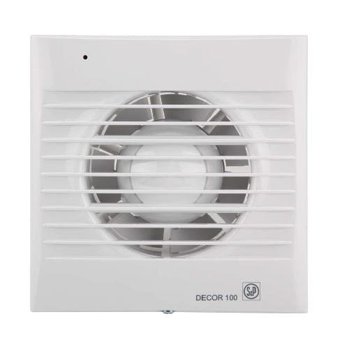 Extracteur de salle de bain 95m³h + clapet