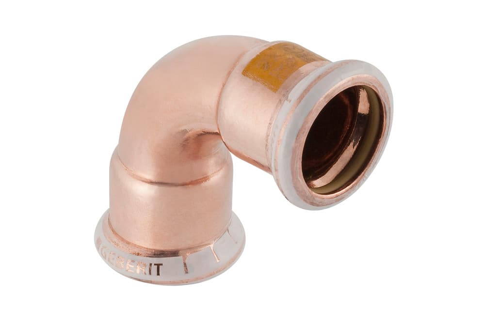 Geberit Mapress raccord sertir cuivre pour gaz coude 90° FF 54