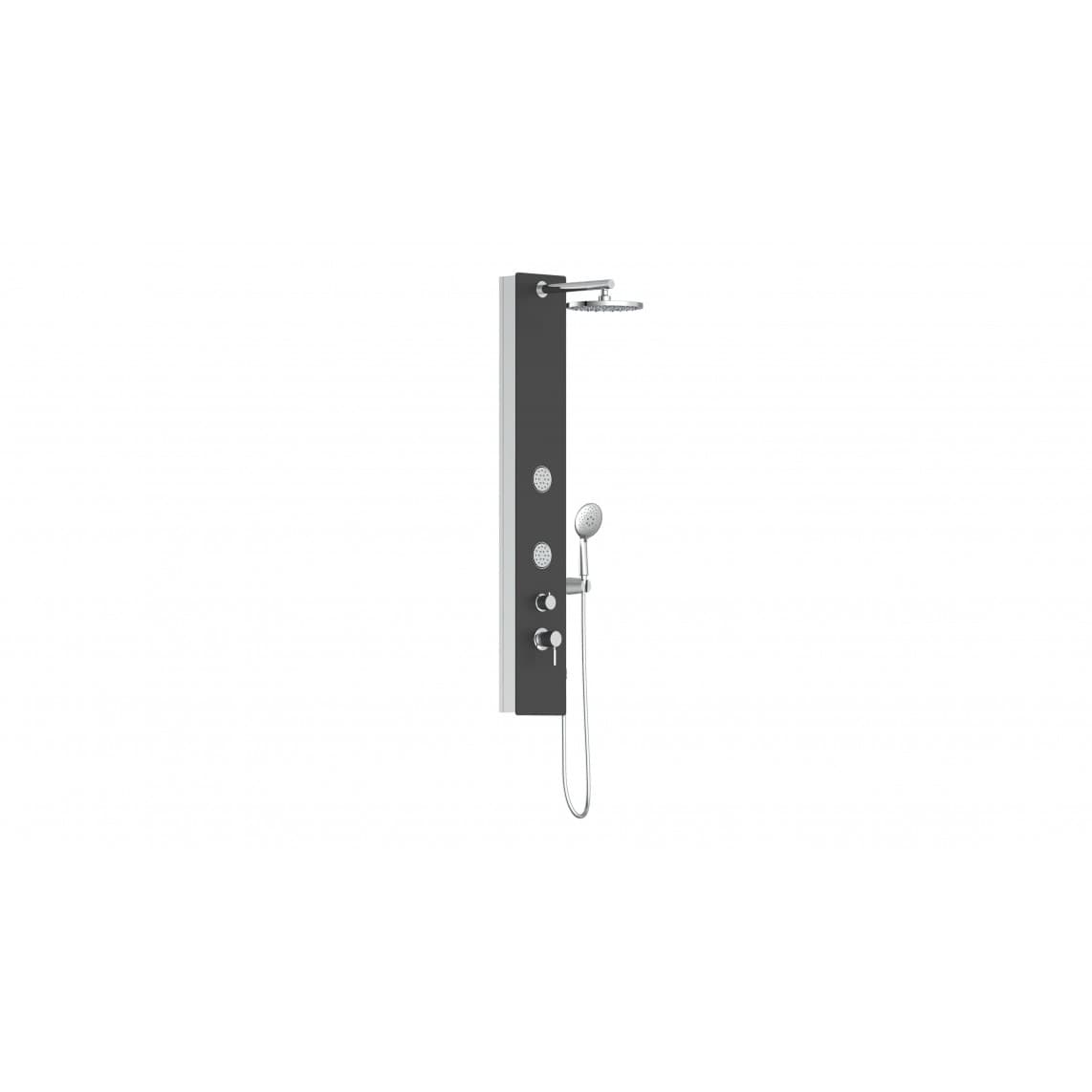 60033 Panneau de douche en verre, Anthracite